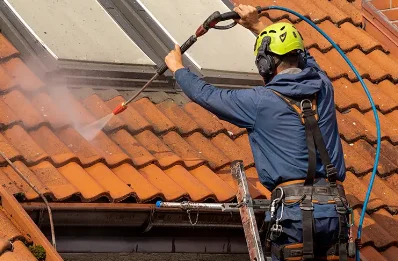 Démoussage et hydrofuge de toiture à Saint-André-Capcèze